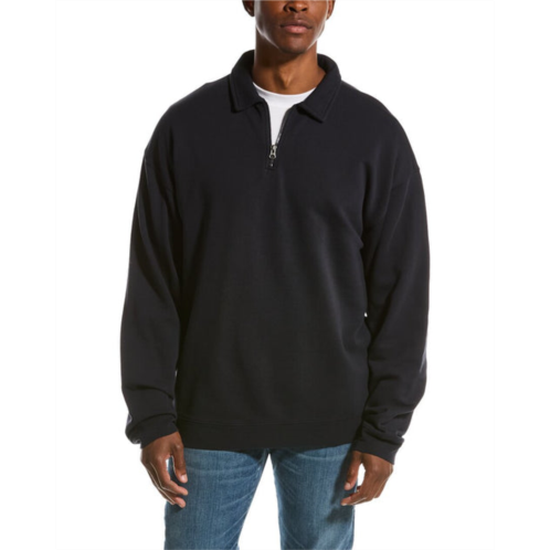 Vince french terry 1/4-zip pullover