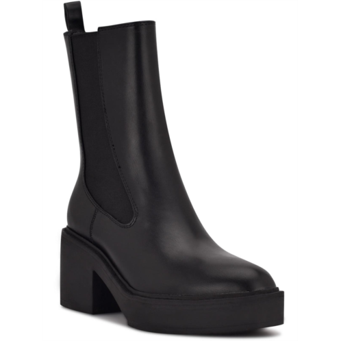 Nine West doleas womens faux leather mid-calf chelsea boots
