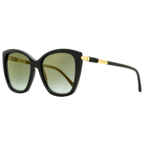 Jimmy Choo womens butterfly sunglasses rose 807fq black/gold 55mm