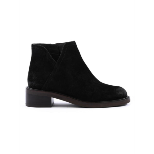 Seychelles out of here womens suede ankle booties