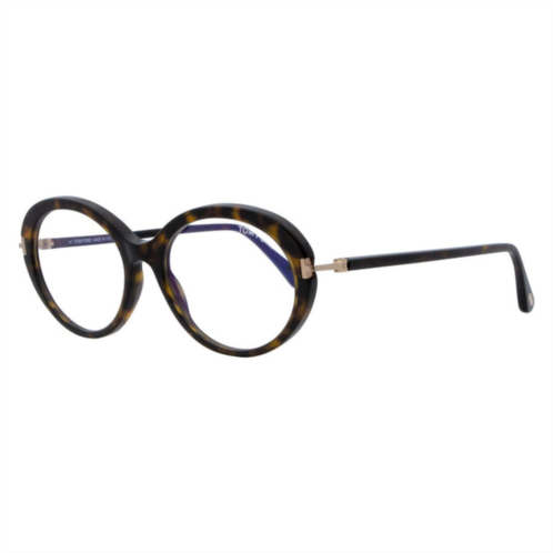Tom Ford whyat oval eyeglasses ft5675-b 052 dark havana 54mm tf5675