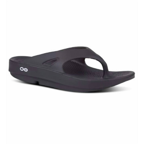 OOFOS womens ooriginal sandal in black