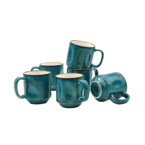 Tuxton Home artisan stackable mug set