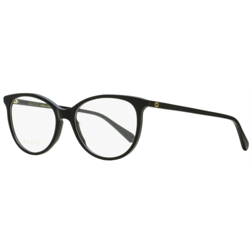 Gucci womens oval eyeglasses gg0550o 001 black 51mm