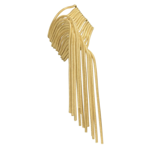 Adornia multi strand textured chain bracelet?gold