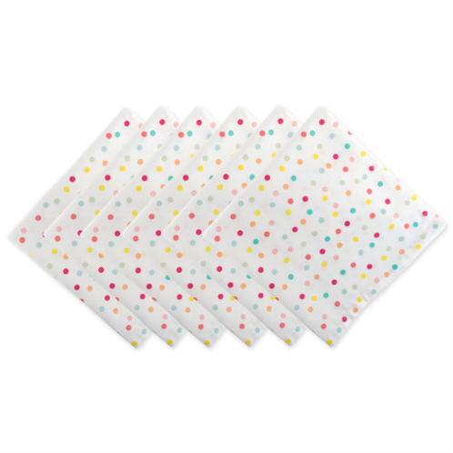 DII multi polka dots print napkin (set of 6)