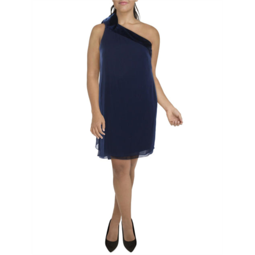 POLO Ralph Lauren womens one shoulder mini cocktail and party dress