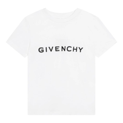 Givenchy white logo print classic t-shirt