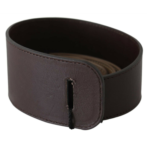GF Ferre genuine leather logo wide waist womens belt