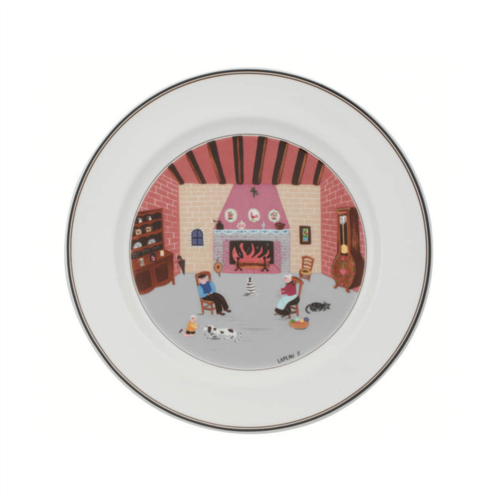 Villeroy & Boch design naif dinner plate: by the fireside