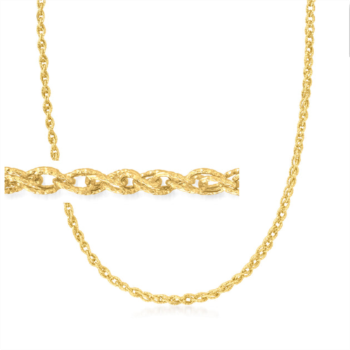 Ross-Simons 14kt yellow gold twisted oval-link necklace