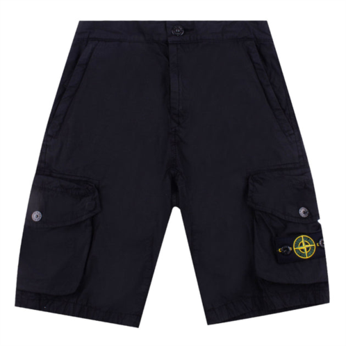 Stone Island black bermuda shorts