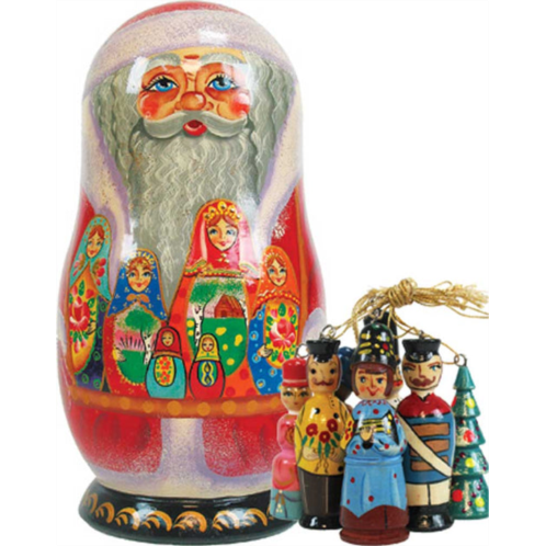 G. DeBrekht designocracy russian matryoshka wooden matreshkas ornament doll set