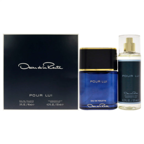 Oscar De La Renta oscar pour lui by for men - 2 pc gift set 3oz edt spray, 4.2oz fragrance mist