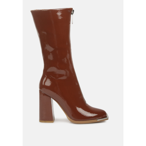 London Rag year round high heeled calf boots