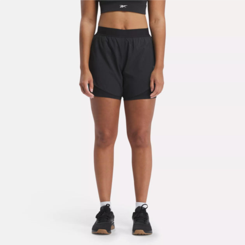 Reebok running two-in-one shorts