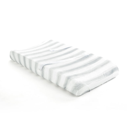 Lush Decor watercolor stripe soft & plush changing pad cover