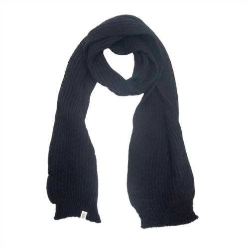 Nirvanna Designs laurent rib scarf in black