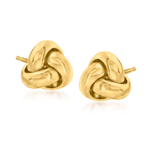 Canaria Fine Jewelry canaria italian 10kt yellow gold love knot earrings
