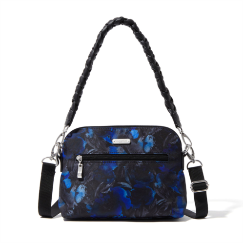 Baggallini dome crossbody with braided strap