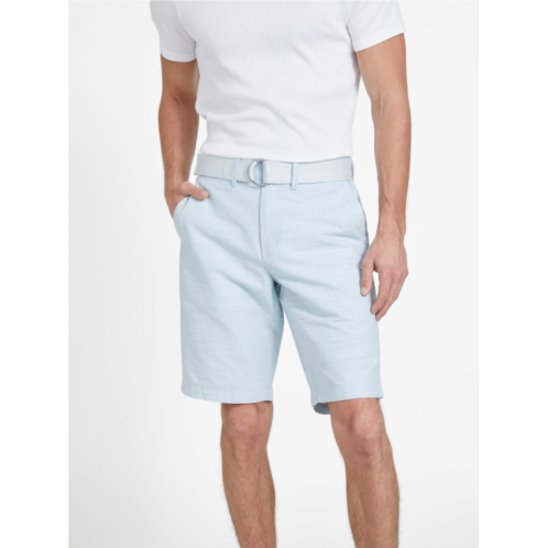Guess Factory culver belted shorts