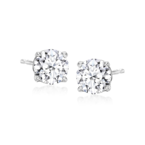 Ross-Simons lab-grown diamond stud earrings in sterling silver