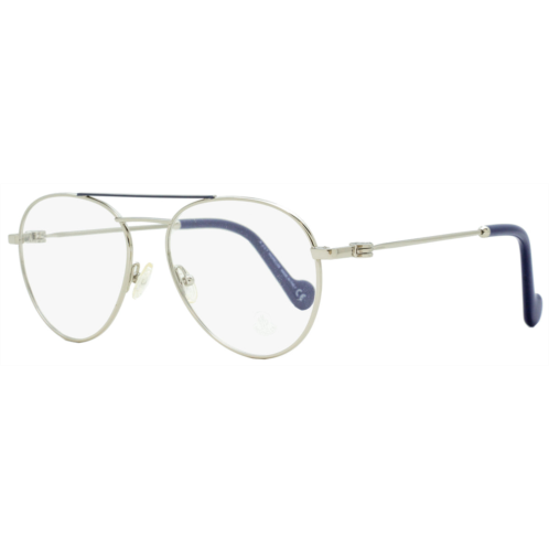 Moncler womens eyeglasses ml5023 016 palladium/dark blue 54mm