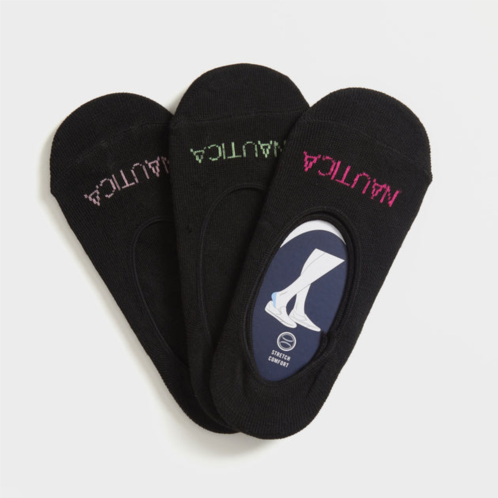 Nautica womens stretch liner socks, 3-pack