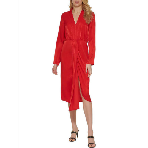 DKNY womens casual solid sheath dress