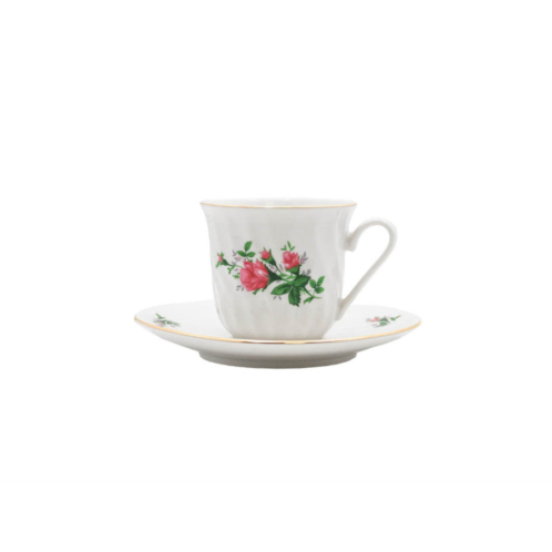 Lynns limited edition: vintage bloom cups & saucers set