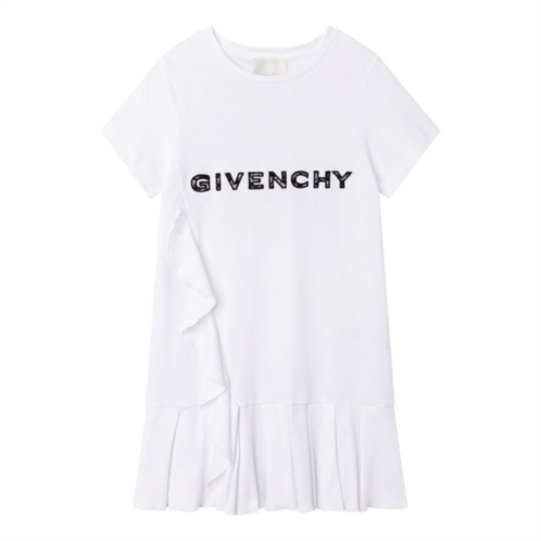 Givenchy white ruffle dress