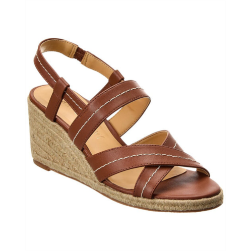 Jack Rogers polly leather mid wedge sandals