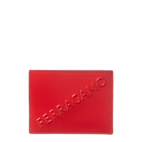 Salvatore Ferragamo ferragamo logo leather card holder
