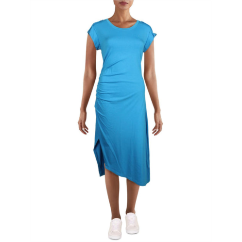 POLO Ralph Lauren womens asymmetrial hem midi t-shirt dress