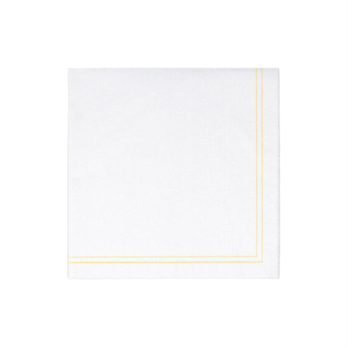 VIETRI papersoft napkins linea yellow dinner napkins (pack of 20)