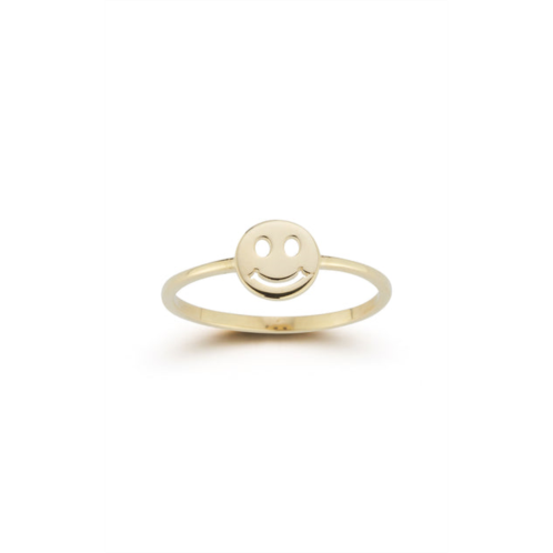 Ember Fine Jewelry 14k gold smiley face ring