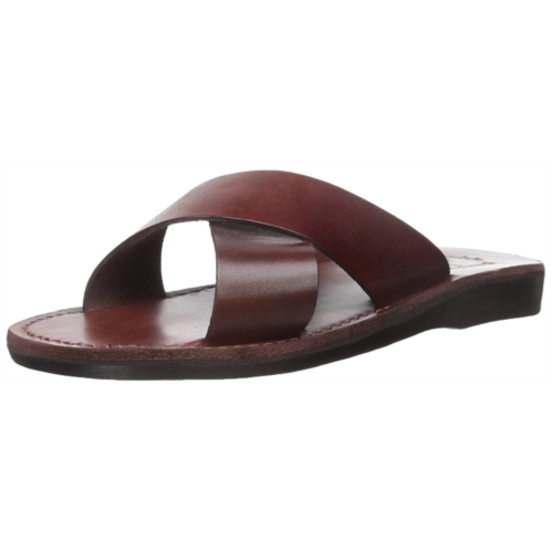 Jerusalem Sandals elan slide sandal in brown