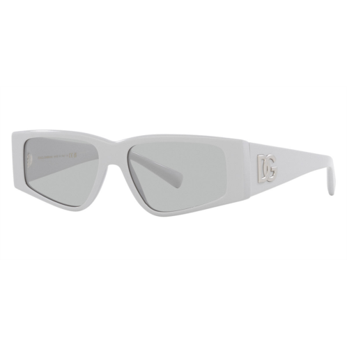 Dolce & Gabbana mens 55mm light grey sunglasses dg4453f-341887-55