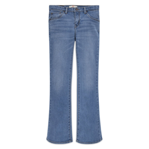 LEVI blue bleach flared jeans