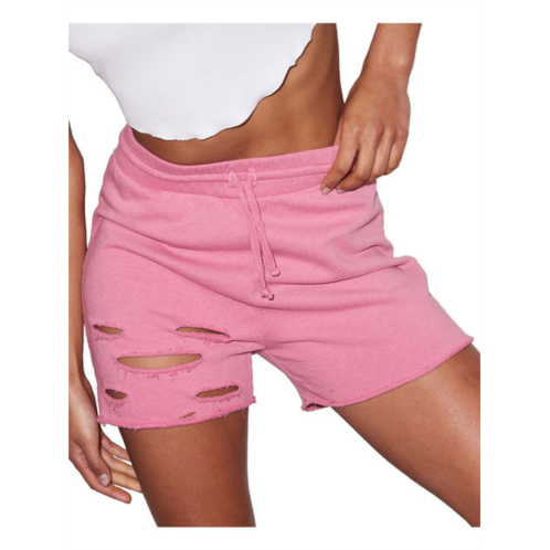 LNA Clothing womens raw hem distressed casual shorts