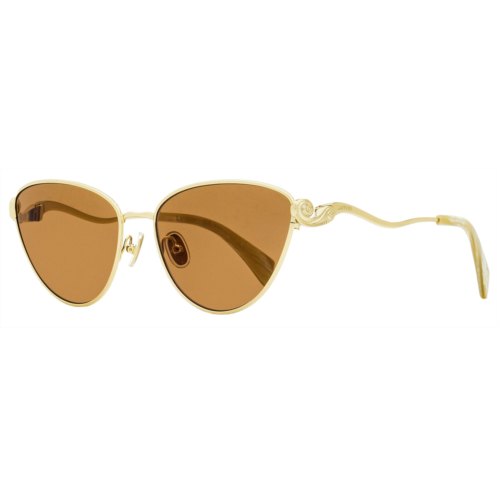Lanvin womens rateau cat-eye sunglasses lnv112s 709 gold/horn 59mm