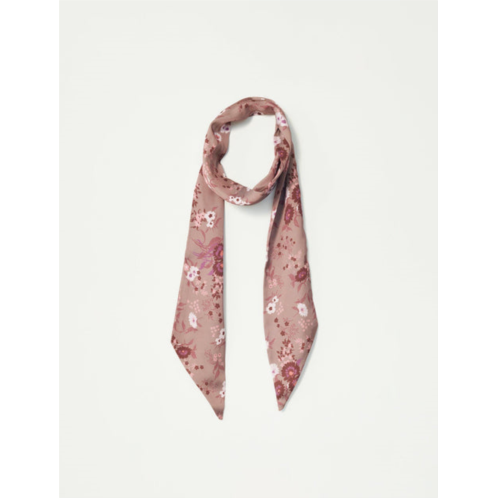 Lucky Brand floral silky skinny scarf