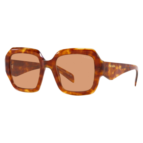 Prada womens 54mm light tortoise sunglasses