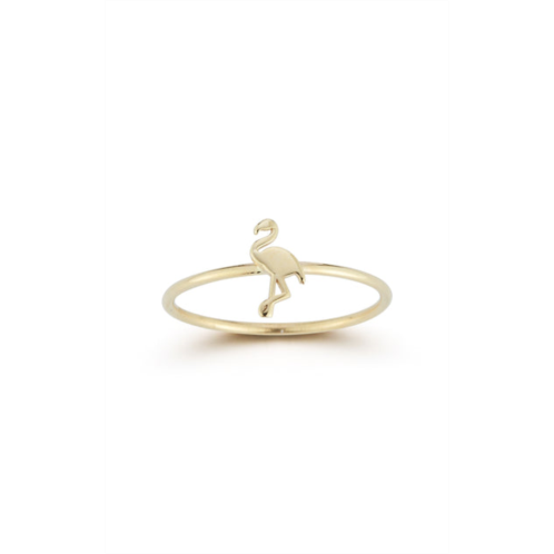 Ember Fine Jewelry 14k gold flamingo ring