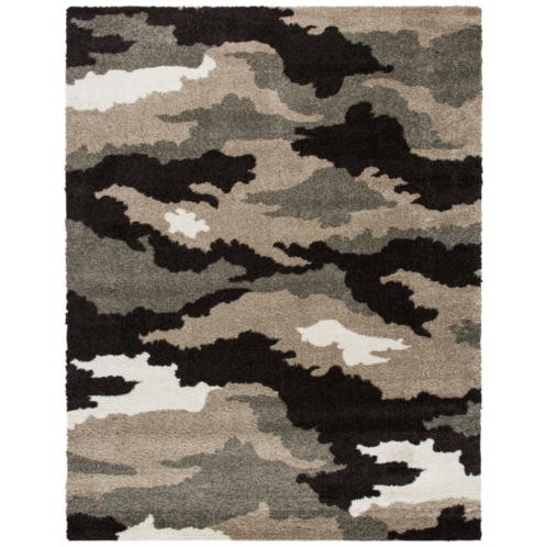 Safavieh camouflage shag rug