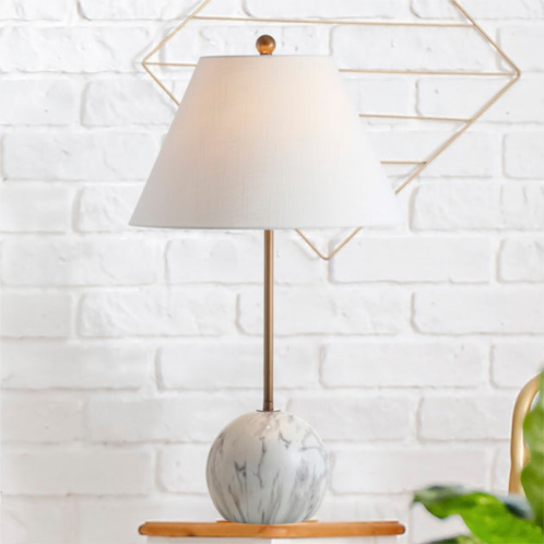 JONATHAN Y miami 29 minimalist resin/metal led table lamp