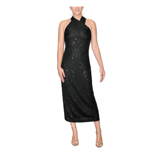 Rachel Rachel Roy womens sequined midi cocktail and party dress