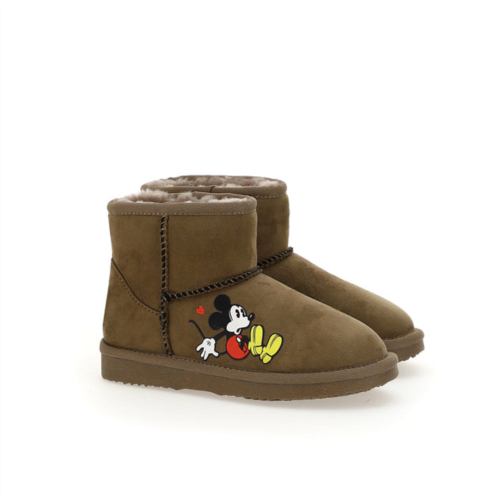 Master of Arts brown mickey faux fur boots