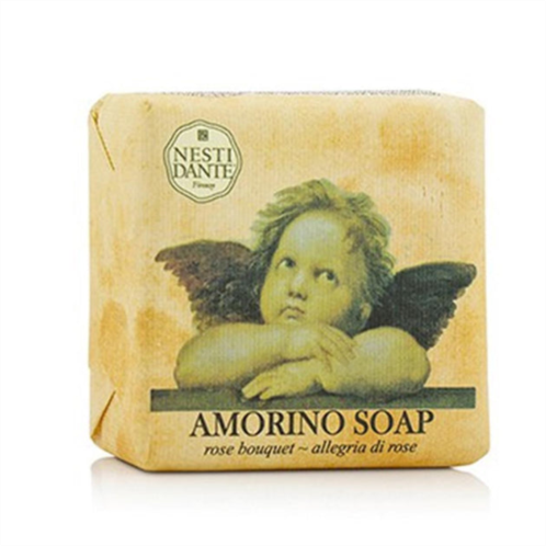 Nesti Dante 202752 5.3 oz amorino natural vegetable bar soap, rose bouquet