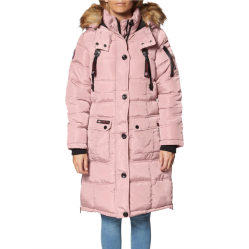 Canada Weather Gear womens faux fur heavyweight puffer coat